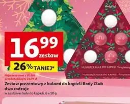 Auchan Zestaw prezentowy z kulami do kąpieli Body Club oferta