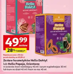 Auchan Zestaw kosmetyków Hello Daktyl lub Hello Papaja oferta