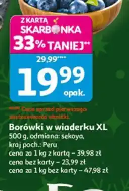 Auchan Borówki w wiaderku XL oferta