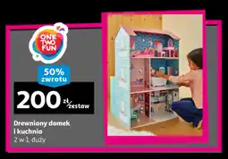 Auchan Drewniany domek i kuchnia oferta