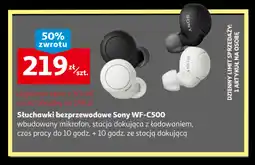 Auchan Słuchawki bezprzewodowe Sony WF-C500 oferta