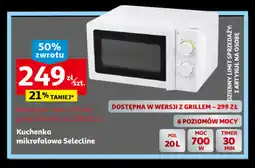 Auchan Kuchenka mikrofalowa Selectline oferta