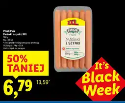 Lidl Parówki z szynki XXL, 500 g Pikok Pure oferta