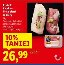 Lidl Kaczka filet z piersi ze skórą Rzeźnik oferta