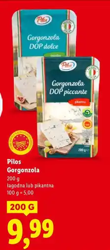 Lidl Gorgonzola łagodna 200 g Pilos oferta