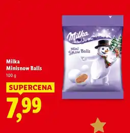 Lidl Kulki czekoladowe Minisnow Balls Milka oferta