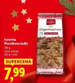 Lidl Piernikowe ludki różne rodzaje Favorina oferta