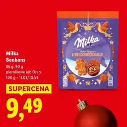 Lidl Kulki czekoladowe Bonbons piernikowe Milka oferta