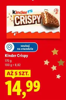 Lidl Baton Kinder Crispy oferta