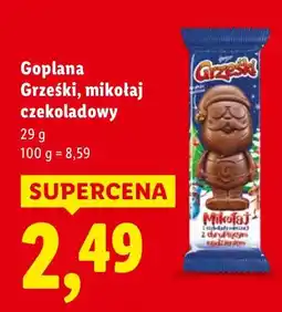 Lidl Mikołaj czekoladowy Goplana oferta