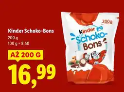 Lidl Cukierki Kinder Schoko-Bons oferta