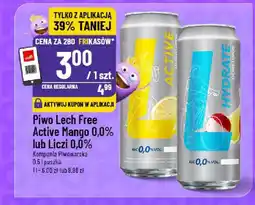 Polomarket Piwo Lech Free Active Mango 0,0% lub Liczi 0,0% oferta