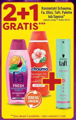 Polomarket Kosmetyki Schauma, Fa, Gliss, Taft, Palette lub Sayoss oferta