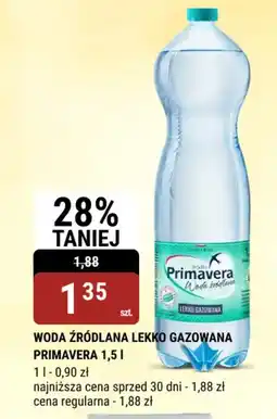 bi1 Woda źródlana lekko gazowana primavera oferta