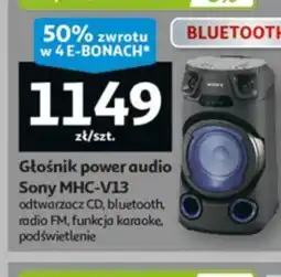 Auchan Głośnik power audio Sony MHC-V13 oferta