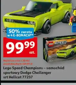 Auchan Lego Speed Championssamochód sportowy Dodge Challenger srt Hellcat 77237 oferta