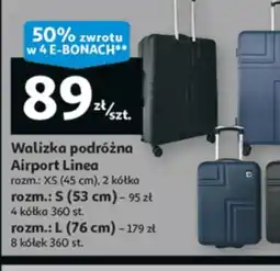 Auchan Walizka podróżna Airport Linea oferta