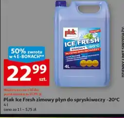 Auchan Plak Ice Fresh zimowy płyn do spryskiwaczy oferta