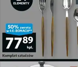 Auchan Komplet sztućców oferta