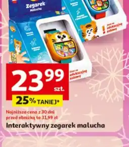 Auchan Interaktywny zegarek malucha oferta
