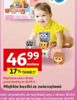 Auchan Miękkie kostki ze zwierzętami oferta