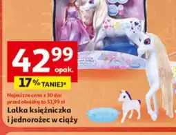 Auchan Lalka księżniczka i jednorożec w ciąży oferta