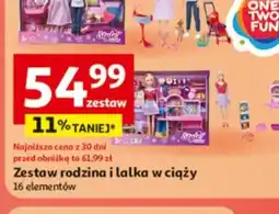 Auchan Zestaw rodzina i lalka w ciąży oferta