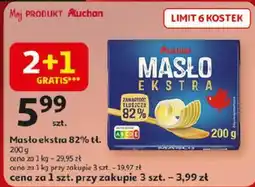 Auchan Masło ekstra 82% tł. oferta