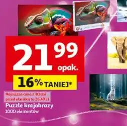Auchan Puzzle krajobrazy oferta