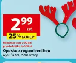 Auchan Opaska z rogami renifera oferta