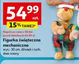 Auchan Figurka świąteczna mechaniczna oferta