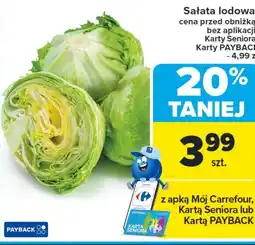Carrefour Market Sałata lodowa Carrefour oferta