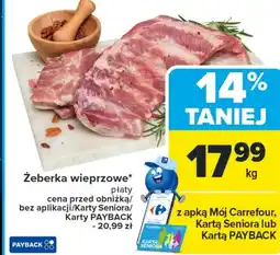 Carrefour Market Żeberka wieprzowe Carrefour oferta