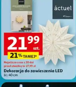 Auchan Dekoracja do zawieszenia LED oferta