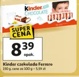 Auchan Kinder czekolada Ferrero oferta