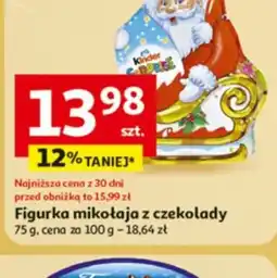 Auchan Figurka mikołaja z czekolady oferta