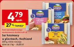 Auchan Ser kremowy w plastrach, Hochland oferta