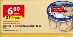 Auchan Ciastka korzenne Dzwoneczki Tago oferta