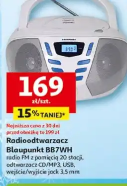 Auchan Radioodtwarzacz Blaupunkt BB7WH oferta