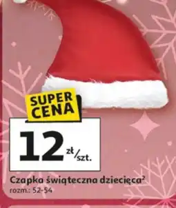 Auchan Czapka świąteczna dziecięca oferta