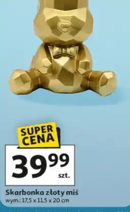 Auchan Skarbonka złoty miś oferta
