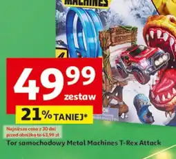 Auchan Tor samochodowy Metal Machines T-Rex Attack oferta