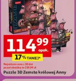 Auchan Puzzle 3D Zemsta królowej Anny oferta