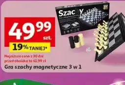 Auchan Gra szachy magnetyczne 3 w 1 oferta