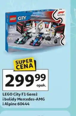 Auchan LEGO City F1 Garaż i bolidy Mercedes-AMG i Alpine 60444 oferta