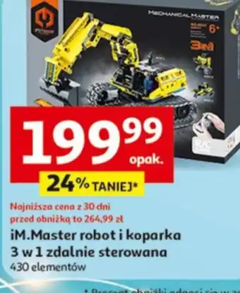 IM.Master robot i koparka