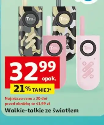 Auchan Walkie-talkie ze światłem oferta