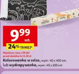 Auchan Kolorowanka w rolce oferta