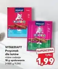 Kaufland Przysmak dla kota dorsz i tuńczyk Vitakraft Cat Stick Mini oferta
