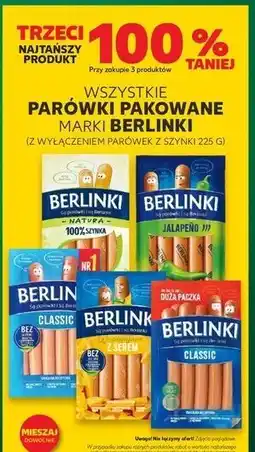 Kaufland Parówki z serem Morliny Berlinki oferta
